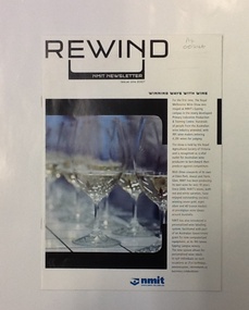Newsletter: Rewind, NMIT 2007, Rewind NMIT Newsletter. Issue one 2007, 2007