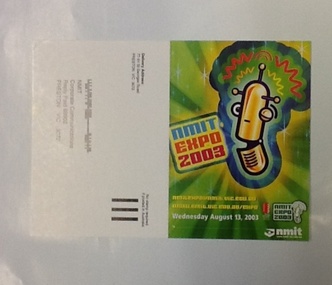 Postcard and poster: NMIT Expo 2001-2004, 2003