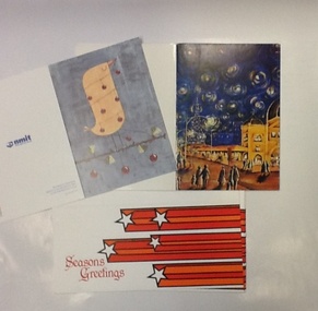 Postcards - NMIT and PTC Seasons Greetings cards 1990s-2007, c1990s