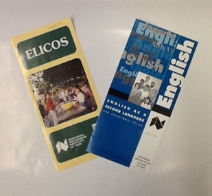Brochure - NMIT, ELICOS; and, English as a second language and vocational skills, 1990-1997