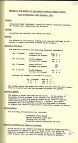 Minutes of Meetings of School Council PTS and PTC 1936-1965, Minutes of Meetings of School Council Preston Technical School and Preston Technical College 1936-1965