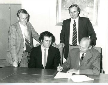 Photograph: CCOT 1982 Principal and College Council President