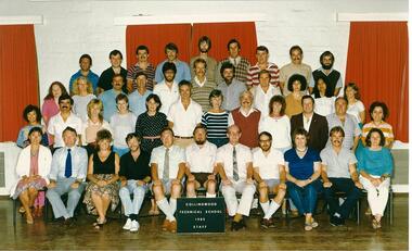 Photograph:  CTS 1985 Staff