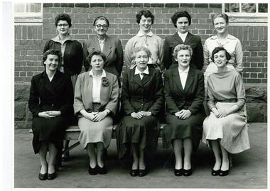 Photograph: PTS Girls School staff 1956