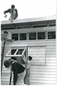 Photographs: NMCOT 1980s Building Trades students, Photographs: NMCOT1980s Building Trades students