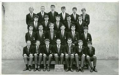 Photograph:  CTS Prefects 1963, Photograph:  Collingwood Technical School Prefects 1963