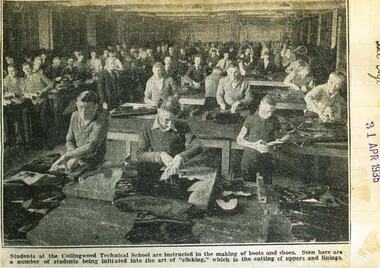 Exercise book: Newspaper cuttings from Exercise book of Newspaper cuttings from 15/8/1932 – 12/12/1935
