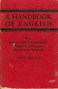 Book: A Handbook of English 1945