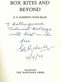 Book: Box kites and beyond 1976