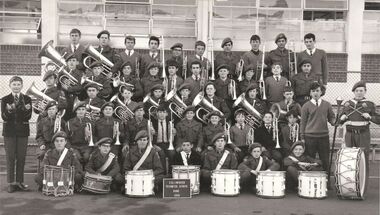 Photograph: Collingwood Technical School 1968 School Band