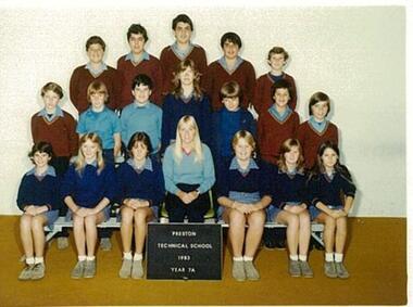 Photographs: Preston Technical School 1983 Classes