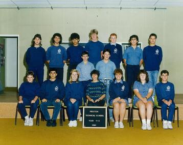 Photographs: Preston Technical School 1989 Classes