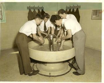 Photographs: CTS 1940s Students in Washroom
