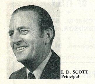 Photograph: CTC 1974-1987 Principal Mr. Ian D. Scott