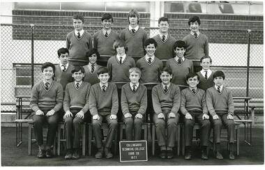 Photographs: Collingwood Technical School 1971 Form 2 classes
