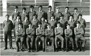 Photographs: Collingwood Technical School 1971 Forms 4 and 5 classes
