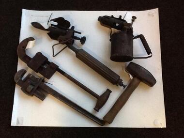 Plumbing tools: CTS and PTS 1920s onwards, Plumbing tools and texts used in teaching 1920s