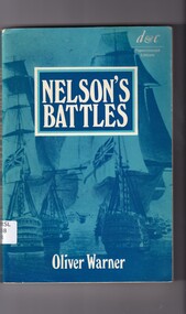 Book, Oliver Warner, Nelsons battles, 1971