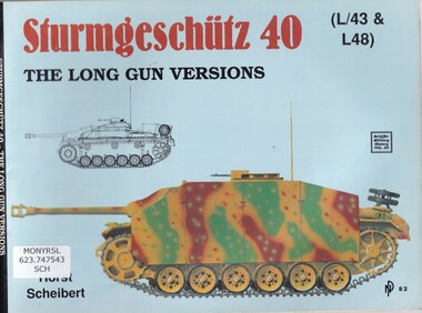 Book, Schiffer Publishing, Sturmgeschutz 40: The long gun versions