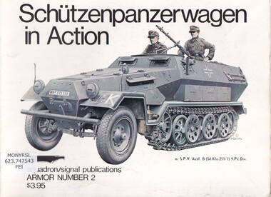 Book, Schutzenpanzerwagen, Schutzenpanzerwagen in action, 1972