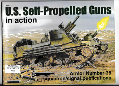 Book, Squadron/Signal Publications, US Self propelled guns in action, 1999