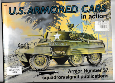 Book, Jim Mesko, U.S Armoured cars in action, 1998