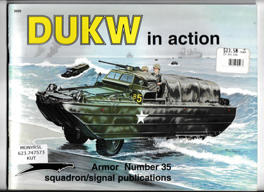 Book, Timothy J Kutta, DUKW in action, 1996