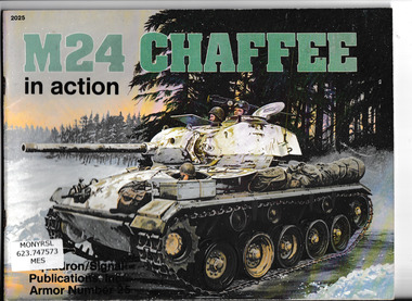 Book, Jim Mesko, M24 Chafee in action, 1988