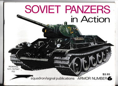 Book, Uwe Feist, Soviet panzers in action, 1973