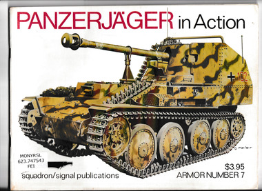 Book, Uwe Feist, Panzerjager in action, 1973