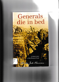 Book, Charles Yale Harrison, Generals die in bed, 2003