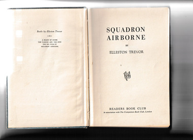 Book, Elleston Trevor, Squadron airborne, 1957