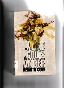 Book, Kenneth Cook, The wine of gods anger, 1968