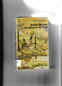 Book, Robert Graves, Goodbye to all that, 1957