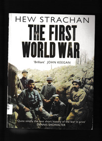 Book, Hew Strachan, The first world war, 2003