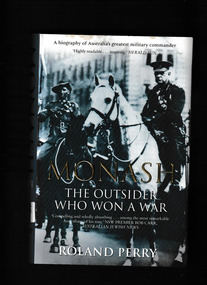 Book, Random House, Monash: The outsider who won a war, 2004