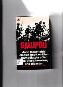 Book, John Masefield, Gallipoli, 1978