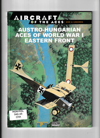 Book, Christopher Chant, Austro Hungarian aces of World War 1 Eastern front, 2001