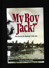 Book, Valmai Holt et al, My boy Jack, 1998