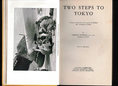 Book, Gordon Powell, Two Steps to Tokyo : A story of the RAAF in the Trobriand and Admiralty Islands, 1946