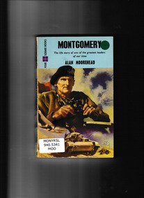 Book, Alan Moorehead, Montgomery, 1958
