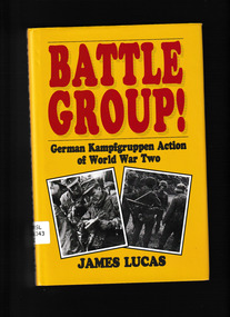 Book, Frontline Books, Battle Group : German Kamfgruppen Action in World War Two, 2014