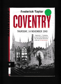 Book, Frederick Taylor, Coventry: November 14, 1940, 2015