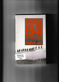 Book, Mandarin, Tobruk 1941 : the desert siege, 1989