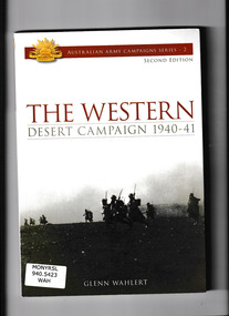 Book, Army History Unit, The Western Desert campaign 1940-41, 2009