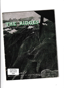 Book, Department of Information, Battle of the Ridges, 1943