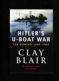 Book, Cassell, Hitler's U-boat war : the hunted, 1942-1945, 2000
