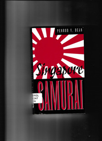 Book, Kangaroo  Press, Singapore samurai, 1998
