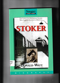 Book, Sage Large Print, Stoker, 1995