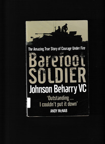 Book, Johnson Beharry, Barefoot soldier : a story of extreme valour, 2007